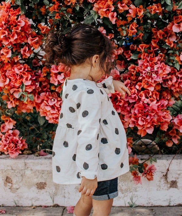 Customized Kids Silk Frock
